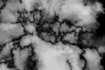 Wall Mural - painted paper , canvas , wall . abstract modern black and white painting . textured monochrome backg