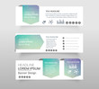 © ImagineWorld - Abstract of Infographic web banner modern low polygon set background design, Geometric background. eps10 vector illustration.
