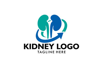 kidney care logo icon vector isolated