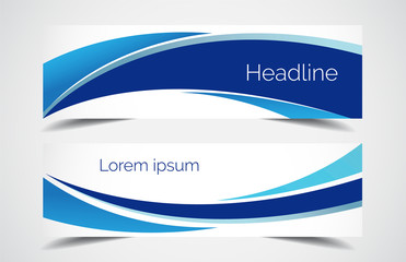Wall Mural - set of modern design - vector web banners design background or header templates, horizontal advertis