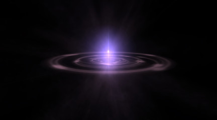 Wall Mural - abstract background of space portals