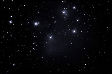 astrophotography of the pleiades or the seven sisters is a star cluster located in the constellation