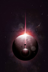 Wall Mural - dream space background