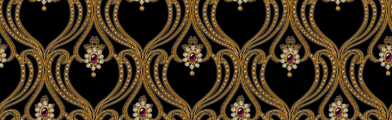 Decorative elegant luxury design.Vintage elements in baroque, rococo style.Design for cover, fabric, textile, wrapping paper .