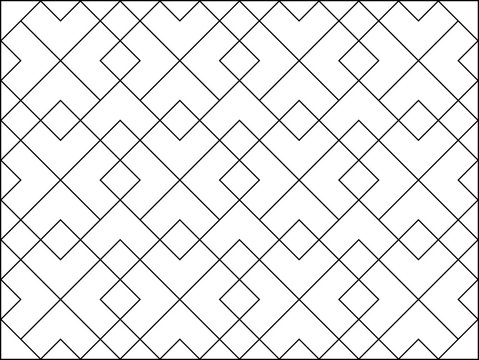 White chevron, L shape, polygon pattern on white background vector.