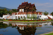 Royal Pavilion In Royal Park Rajapruek Which In Botanical Garden & Must See For Tourist In Chiang Mai, Thailand