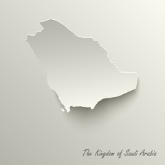 Wall Mural - Abstract design map the Kingdom of Saudi Arabia template