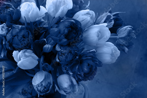 Fresh tulips flowers