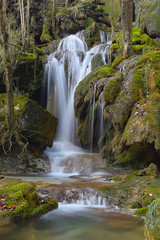 Sticker - La Tobería - Agua,. Ríos, Cascadas, - Andoin (Álava).