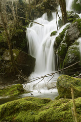 Sticker - La Tobería - Agua,. Ríos, Cascadas, - Andoin (Álava).