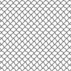 Wall Mural - seamless black and white minimal geometric pattern vector background. perfect for wallpapers, patter