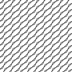 Wall Mural - seamless black and white minimal geometric pattern vector background. perfect for wallpapers, patter