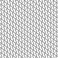 Wall Mural - seamless black and white minimal geometric pattern vector background. perfect for wallpapers, patter