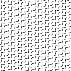 Wall Mural - seamless black and white minimal geometric pattern vector background. perfect for wallpapers, patter