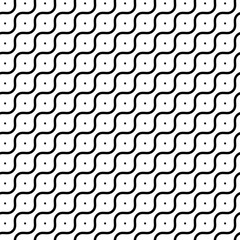 Wall Mural - seamless black and white minimal geometric pattern vector background. perfect for wallpapers, patter