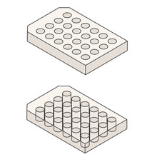 96 よくマイクロ プレート ベクトル画像 パブリックドメインのベクトル
