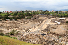Ancient Ruins Of Beit Shean National Park Panorama, Israel