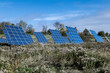 Solar farm, Vermont, USA.