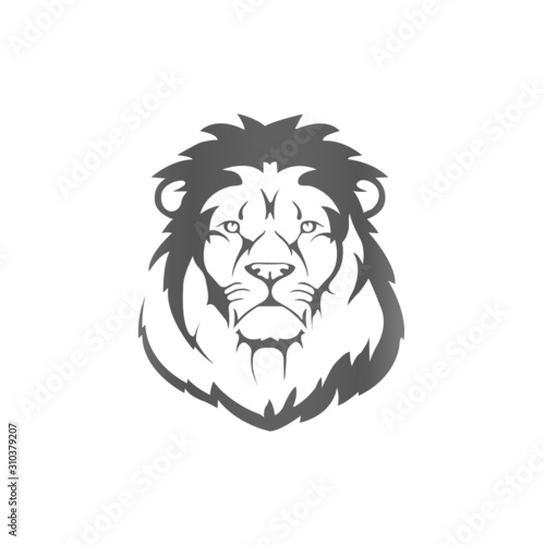 Fotografía Lion Icon simple illustration - VECTOR
