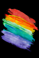 Poster - Rainbow colored drawing