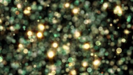 Wall Mural - festive background with animated particles.