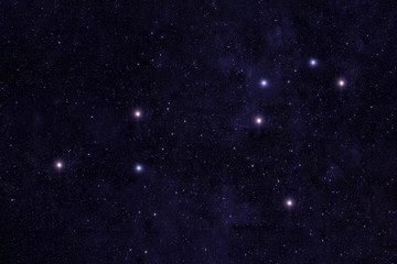 Wall Mural - constellation lion. against the background of the night sky. elements of this image were furnished b