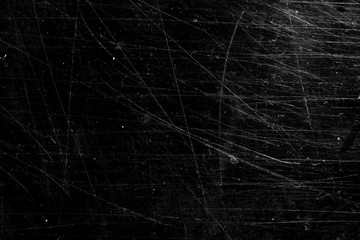 white scratches on a black background. grunge