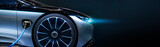 Fototapeta Niebo -  luxury electric concept car