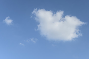 Wall Mural - blue sky with clouds
