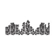 © dimensi design - City scape illustration logo design vector template