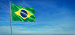 The National flag of Brazil