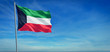 The National flag of Kuwait