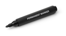 Open Permanent Black Marker