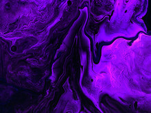 Creative Neon Abstract Hand Painted Background, Violet And Purple Texture