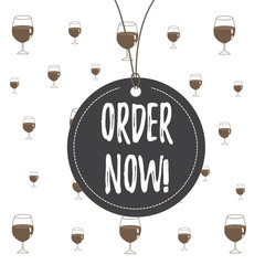 text sign showing order now. business photo text confirmed request by one party to another to buy se