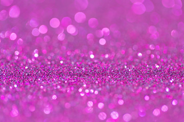 Abstract elegant pink purple glitter vintage sparkle with bokeh defocused