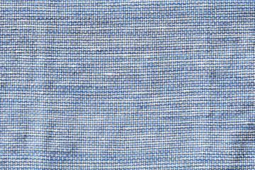 Poster - Blue knitted cotton weave fabric background texture