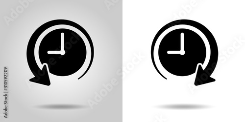 時間の過去 未来 アイコンセット Buy This Stock Vector And Explore Similar Vectors At Adobe Stock Adobe Stock