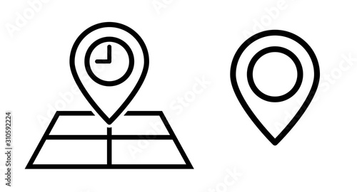 地図とマーカー履歴アイコン Stock Vector Adobe Stock 地図とマーカー履歴アイコン Stock Vector Adobe Stock