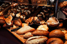 Fresh Baked Breads In The Bakery Bread Loaf