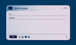 © Vladyslav - Email interface banner for browser message. Mock up for your text