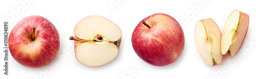 Cuadros en Lienzo Fresh apple on white background