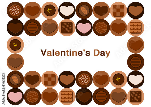 Valentine S Day バレンタインデー チョコレート イラスト カード Stock Vector Adobe Stock Valentine S Day バレンタインデー チョコレート イラスト カード Stock Vector Adobe Stock