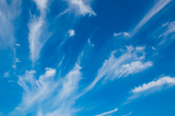 blue sky with cloud