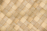 Fototapeta Sypialnia - texture background of bamboo basketry,bamboo weave pattern,woven pattern of bamboo
