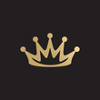 © dimensi design - Luxury crown icon logo design vector template
