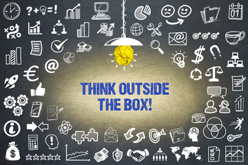 Sticker - Think outside the box!