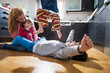 © BIG BLUE PRODUCTIONS SINGLE MEMBER PC - VAT 801021892/Stocksy - Mother having fun with her kids indoor