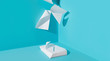 © Audrey Shtecinjo/Stocksy - White Papers Flying