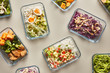 © 365mm/Stocksy - Composed lunchboxes with healthy meals